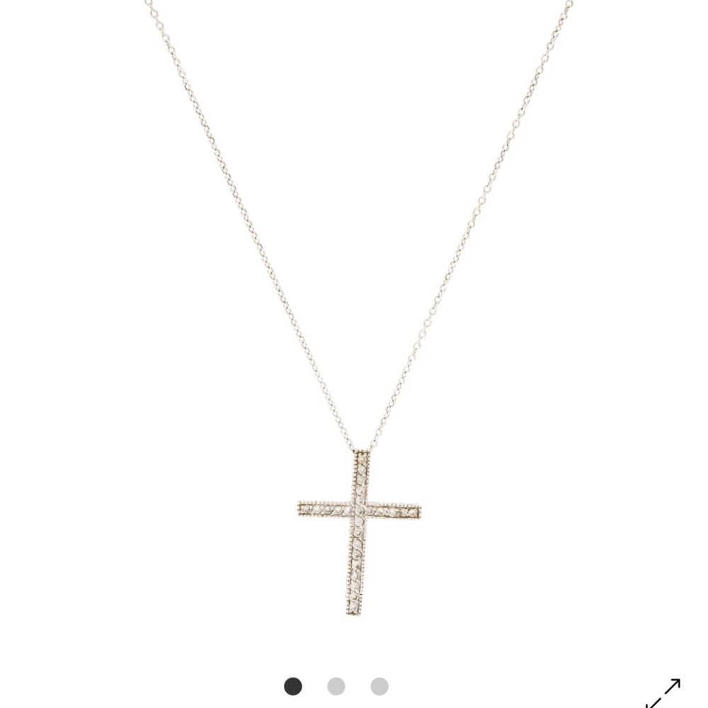 KC Designs 14K Diamond Cross Pendant Necklace
